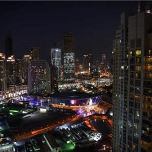 Downtown Apartments with Fountain and Burj Khalifa View 