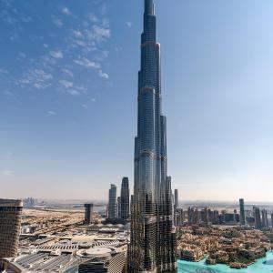 FULL BURJ KHALIFA VIEW: ATLAS HOMESTAYS - 03 BR at BURJ VISTA 5003 Dubai