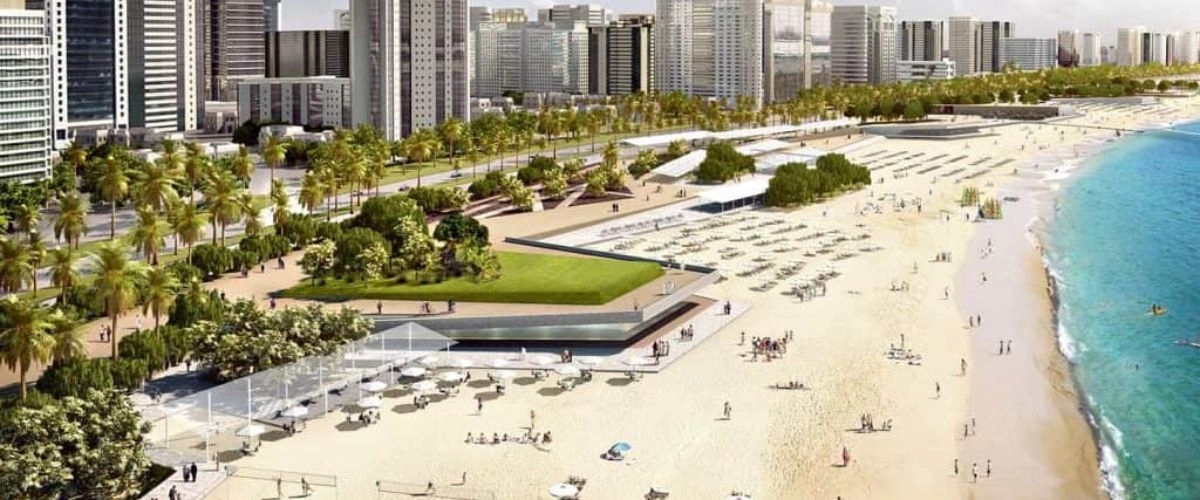 The Corniche in Abu Dhabi